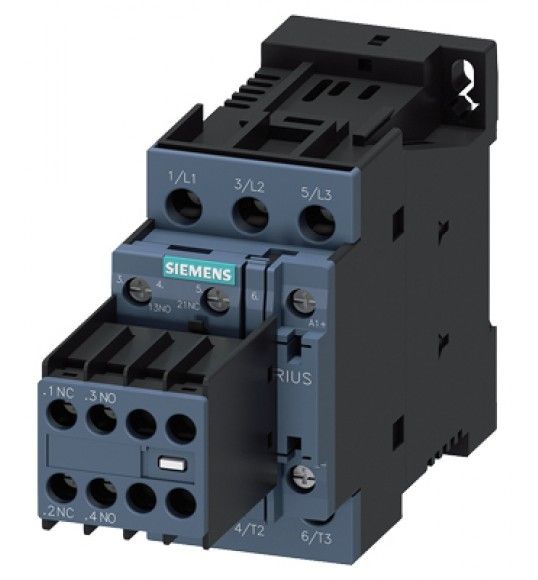 3RT2024-1BB44 Leistungssch�tz, AC-3e/AC-3, 12 A, 5,5 kW / 400 V, 3-polig, DC 24 V, Hilfskontakte: 2 