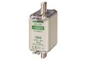 3ND1832 Siemens Cartouche fusible NH, NH00, In : 125 A, aM, Un CA : 500 V, indicateur frontal