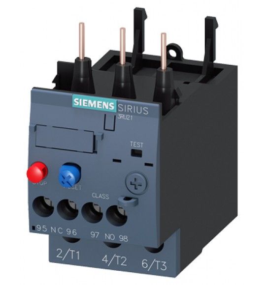 3RU2126-1GB0 Siemens Rel de sobrecarga, 4,5-6,3 A, proteccin de motores, S0, clase 10, montaje e..