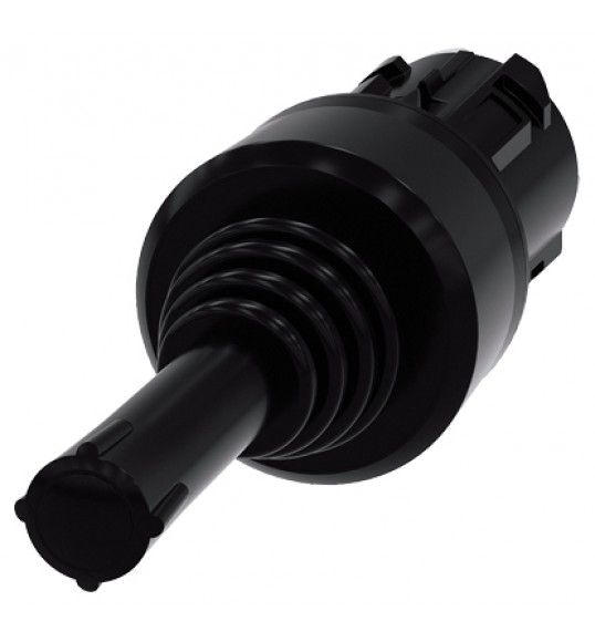 3SU1000-7AF10-0AA0 Siemens Manipulateur, 22 mm, rond, plastique, noir, 4 positions de commutation