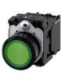 3SU1102-0AB40-1BA0 Siemens Illuminated pushbutton, 22 mm, ro 3SU1102-0AB40-1BA0 Siemens Illuminated pushbutton, 22 mm, ro