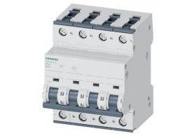 5SY6440-6 Siemens Disjoncteur modulaire 400V 6kA, 4 ples, B, 40A, P=70mm