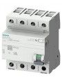 5SV3344-6KK60 RCCB 4-pole, Type A, In: 40A, 30mA, 6mA DC