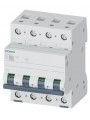 5SL6450-7 Interruttore magnetotermico 400V 6kA, a 4 poli, C, 50A 5SL6450-7 Interruttore magnetotermico 400V 6kA, a 4 poli, C, 50A