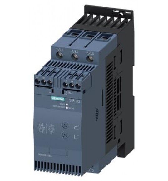 3RW3037-1BB04 Siemens Dmarreur progressif S2, 63A, 30kW/400V, 40 degrs, 200-480VCA, 24VCA/CC