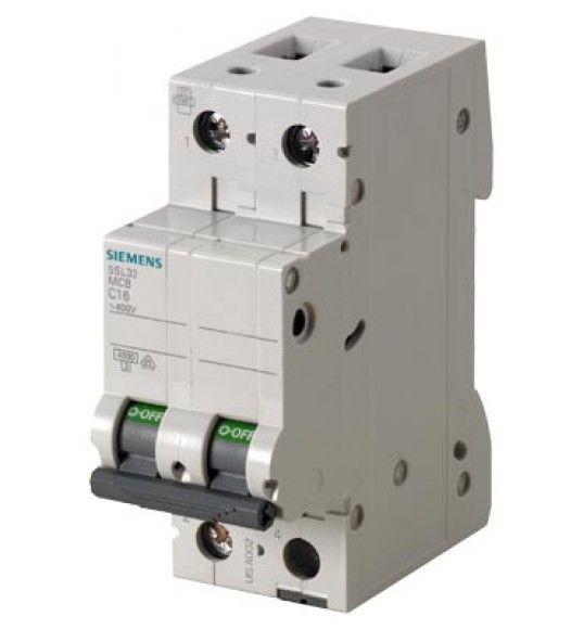 5SL3250-7 Siemens Disjoncteur modulaire 400V 4.5kA, 2 p�les, C, 50A