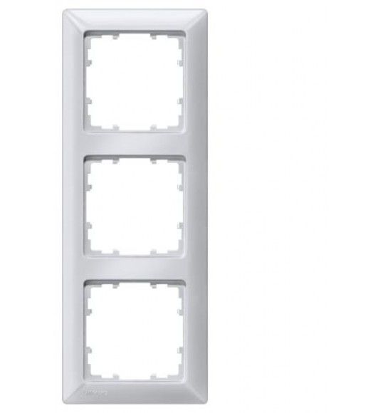 5TG2553-3 Siemens DELTA line, aluminium m�tallis� cadre, triple, 222x80 mm