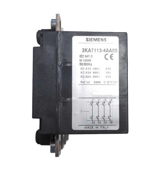 3KA7113-4AA00 SECTION 4x 63A SANS COMM
