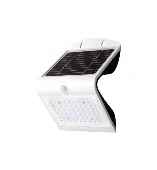 33081 PROJETOR LED SOLAR C/ SENSOR MOVIMENTO 4W 4000K BRANCO