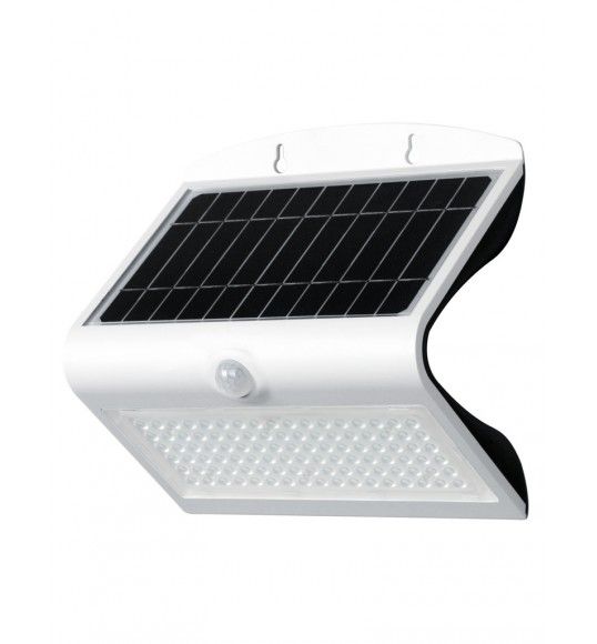 33098 PROJETOR LED SOLAR C/ SENSOR MOVIMENTO 8W 4000K BRANCO