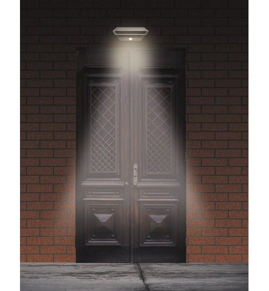 0054041 SYLVANIA GIZMO SOLAR WALL LIGHT 290lm 4000K BLACK