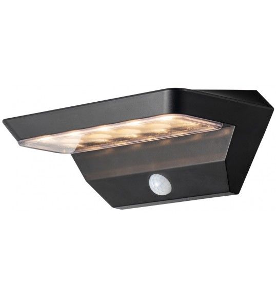 0054041 SYLVANIA GIZMO SOLAR WALL LIGHT 290lm 4000K BLACK
