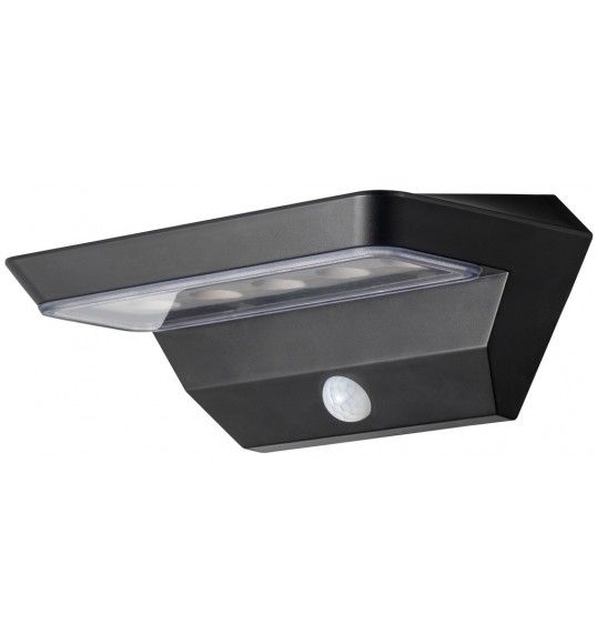 0054041 SYLVANIA GIZMO SOLAR WALL LIGHT 290lm 4000K BLACK
