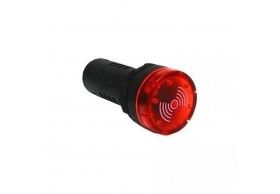 SL-CPB01-22SM-230 Besouso Vermelho 22mm 230Vac com Flash