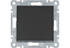 WL0023 HAGER Lumina 2 Two Way Switch Black