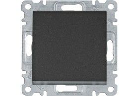 WL0013 Hager Lumina 2 Interruptor simples - preto