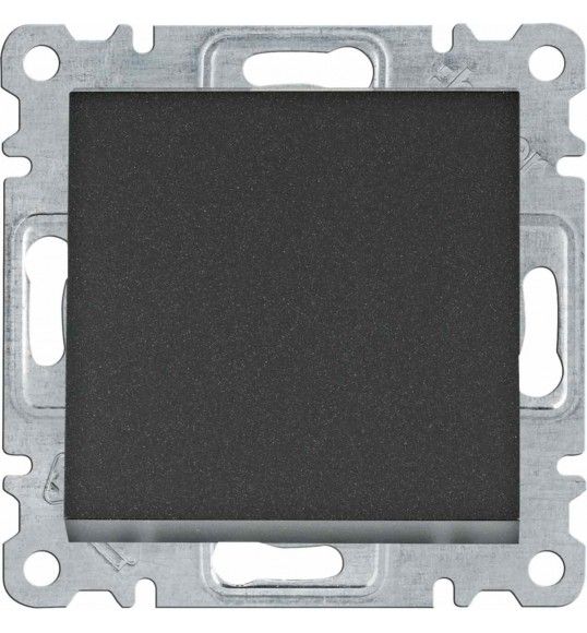 WL0013 HAGER Lumina 2 One way switch Black