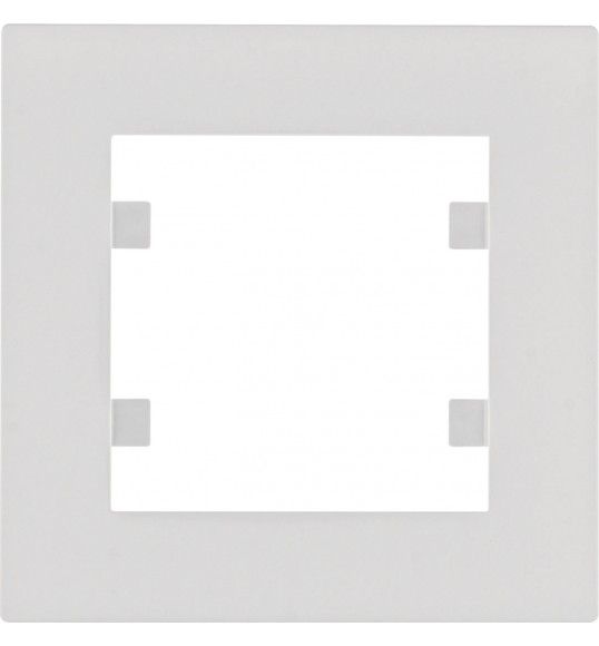 WL5510 HAGER Lumina 2 Intense Cover plate x1 White