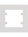 WL5510 HAGER Lumina 2 Intense Cover plate x1 White