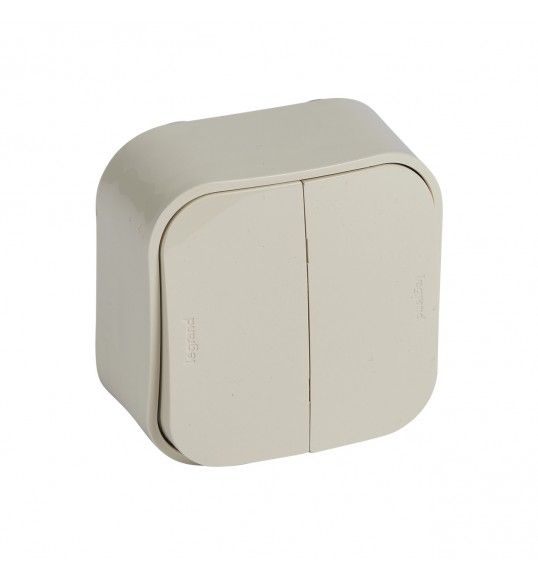 782436 Forix double two way switch  Ivory
