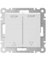 WL0330 HAGER Lumina 2 Double switch for blinds White WL0330 HAGER Lumina 2 Double switch for blinds White