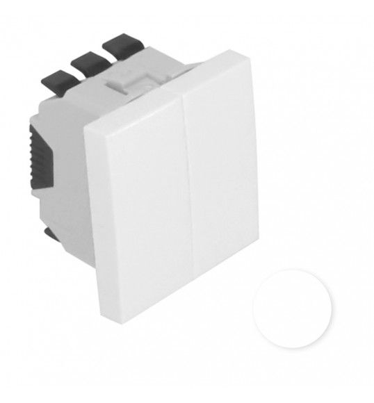 45061SBR Efapel COMUTADOR DE LUSTRE - 2 MDULOS BRANCO