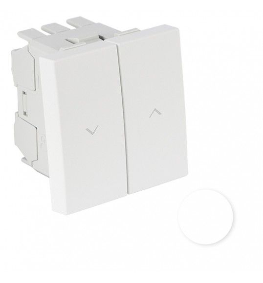 45283SBR Efapel BOT�O DUPLO COMUTA��O PERSIANA - 2 M�D BRANC