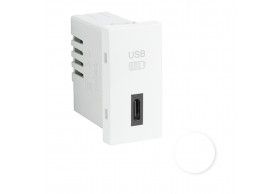 45387SBR Efapel CARREGADOR USB TIPO C  1 MD BRANCO