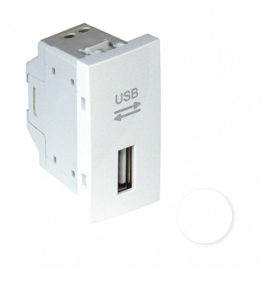 45437 SBR TOMADA DE DADOS USB - 1 M�D BRANCA