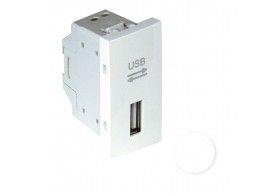 45437 SBR TOMADA DE DADOS USB - 1 M�D BRANCA