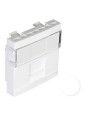 45976SBR MDULO P/CONECT RJ45 1 SALIDA-2 MD BLANCO