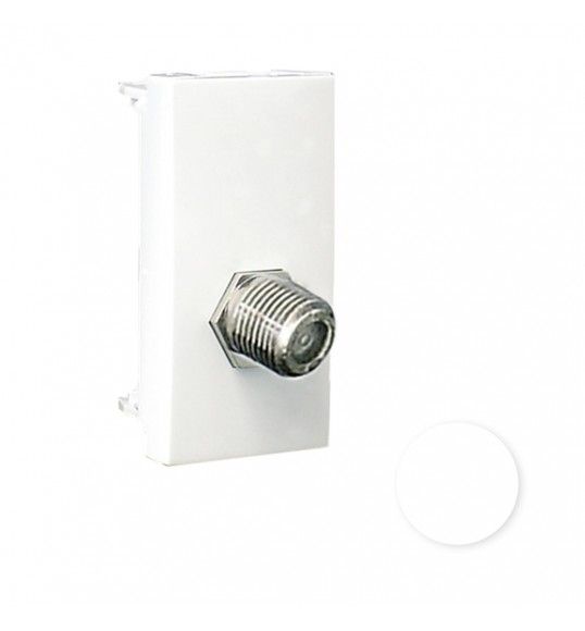 45979SBR Efapel M�DULO C/CONETOR COAXIAL TIPO F - 1 M�D BR