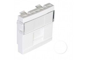 45976SBR MDULO P/CONECT RJ45 1 SALIDA-2 MD BLANCO