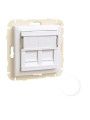 90442SBR TAPA C/SOPORTE P/DOS CONECTORES RJ45 BLANCO 90442SBR TAPA C/SOPORTE P/DOS CONECTORES RJ45 BLANCO