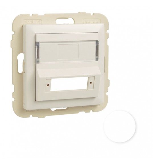 90448SBR TAPA P/ADAPT P/CONECT FO SC APC DUPLEX BLANCO