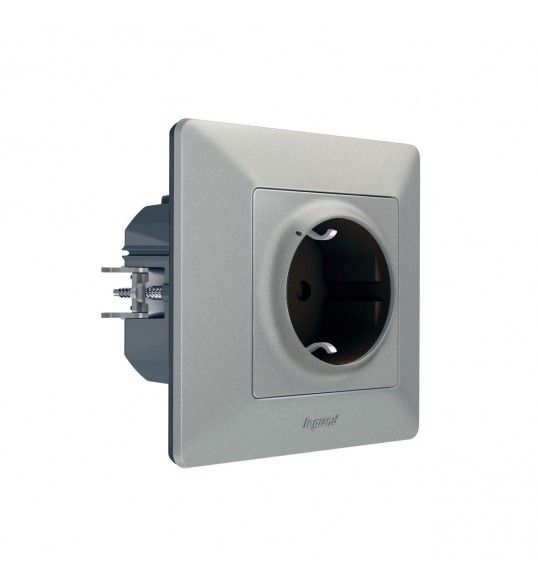 752394 Valena Life with Netatmo Schuko-Steckdose Farbe: Aluminium