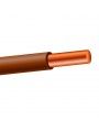 H07V-U1X2,5CT Insulated single core wire 2,5 mm2 Brown 100m
