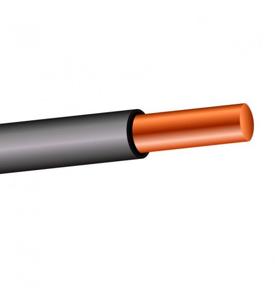 H07V-U1X1,5CZ Insulated single core wire 1,5mm2 Grey 100m