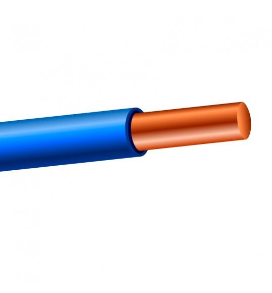 H07V-U1X2,5AZ Insulated single core wire 2,5 mm2 Blue 100m