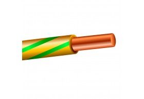 H07V-U1X1,5V/A Fio V 1,5 Verde/Amarelo 100mt