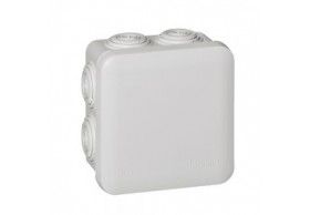 092012 Abzweigdose Plexo,  80 x 80 x 45 mm (H x B x T), IP 55 , 7 Membran-Einfhrungen