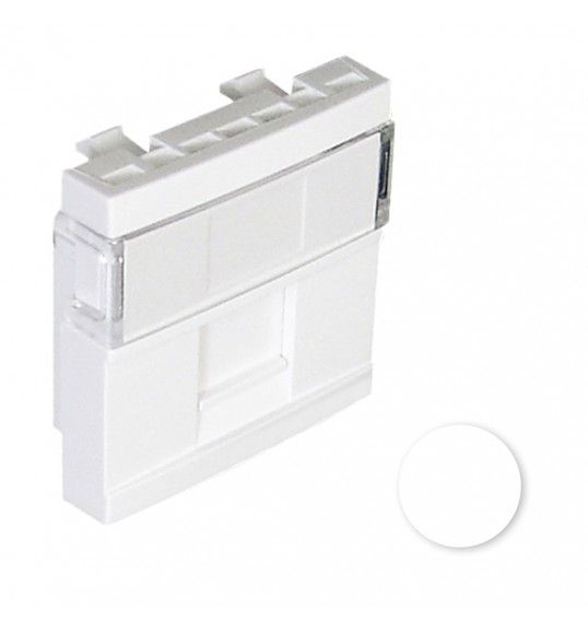 45976 SBM MDULO 1 SADA P/CONETOR RJ45 - 2 MD BR MATE