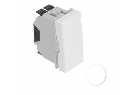45070 SBM COMUTADOR DE ESCADA 1 MDULO BRANCO MATE