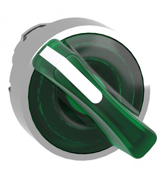 ZB4BK1233 SelSW ILL 2Pos Grn