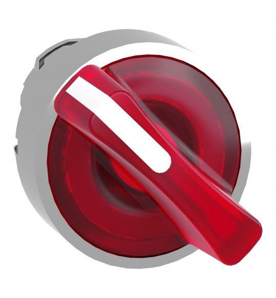ZB4BK1243 SelSW ILL 2Pos Red