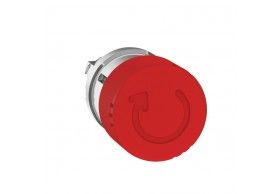 ZB4BS834 PB Estop 30mm trigact Turn Rel Red