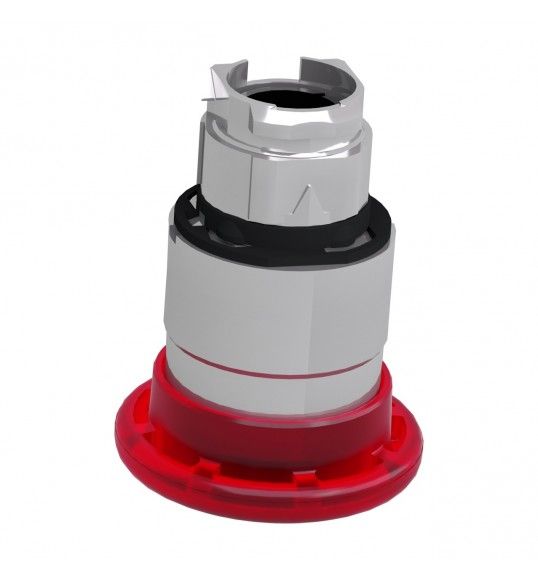 ZB4BW643 Cabea cogumelo/Illumminated Mushroom 2Pos 40mm Knob Red Schneider