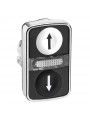 ZB4BW7A1724 Cabea duplamente iluminada preto/branco