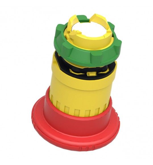 ZB5AS844 Estop 40mm trigact Turn Rel Red