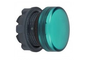 ZB5AV03 Cabea sinalizadora -  22 lente simples verde Ba9s